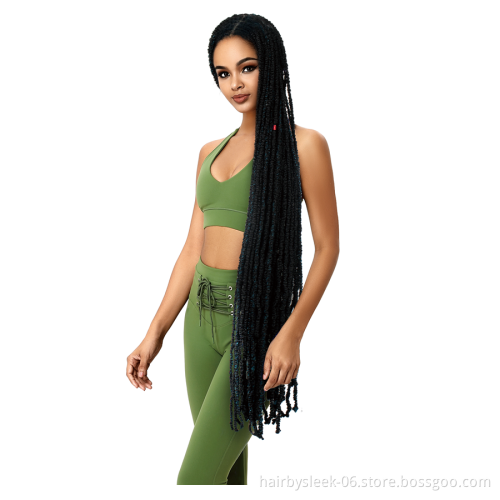 REBECCA  FASHION Super long crochet braiding hair kinky soft dreads braids jumbo mini curly twist synthetic hair for black woman